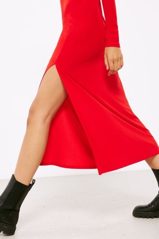Lange jurk - Rood