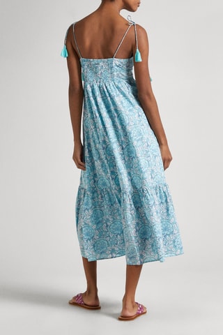 Midi-jurk - Turquoise
