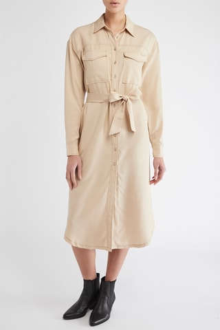 Blouse-jurk - Beige