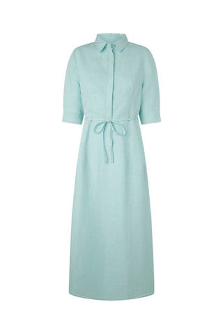 Linnen Blouse-jurk - Blauw