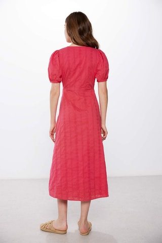 Blouse-jurk - Rood