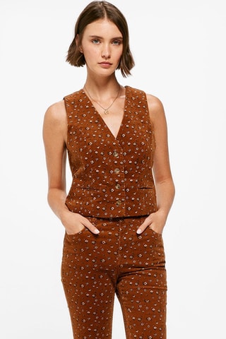 Gilet de costume - Marron