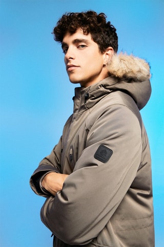 Parka met Capuchon - Grijs