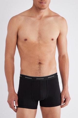 3 Boxers - Zwart en Grijs