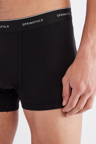 3 Boxers - Zwart en Grijs