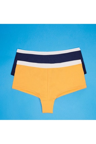2 Boxers - Blauw en Geel