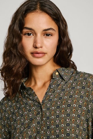 Blouse Salomy - Olijfgroen