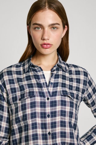 Blouse Polivia - Marineblauw