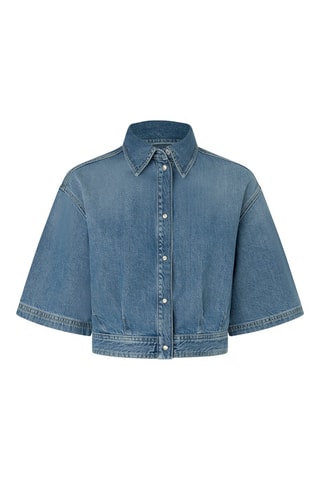 Spijkerblouse Regular - Blauw