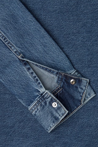Jeansoverhemd regular - Blauw