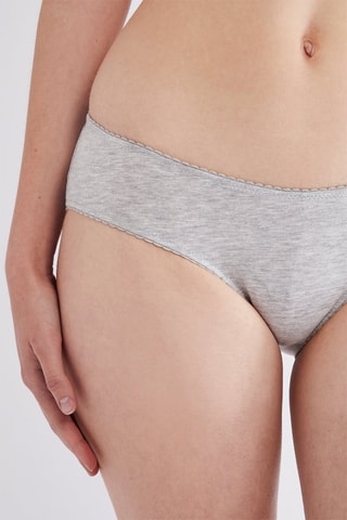 3 Slips - Gemêleerd Grijs, beige en wit