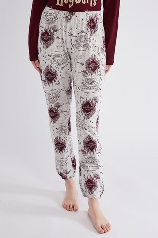 Pyjama Harry Potter - Bordeauxrood en Wit