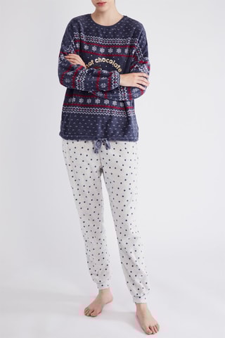 Pyjama Snoopy en The Peanuts - Marineblauw
