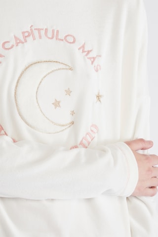Pyjama - Ecru en Roze