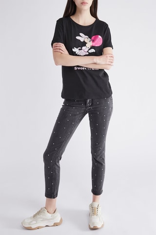 T-shirt - Zwart