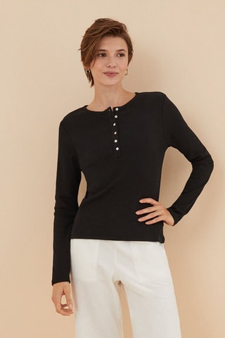 T-shirt - Zwart