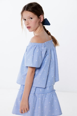 Top - Blauw