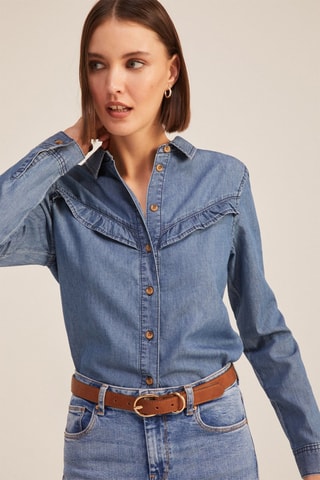 Top - Blauw