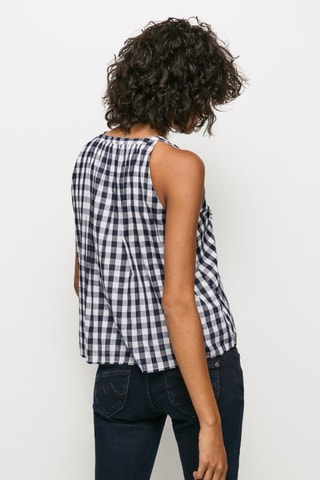 Top Gabriela - Marineblauw