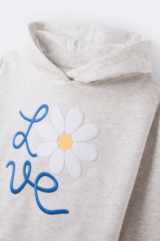 Sweater met capuchon - Grijs