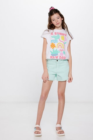 Short. Turquoise
