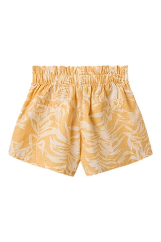 Short. Geel en Ecru