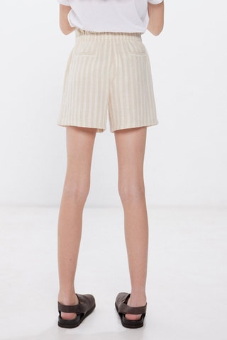 Bermuda - Beige en Wit