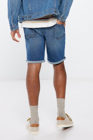 Jeansbermuda - Blauw