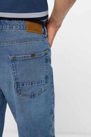 Jeansbermuda - Blauw