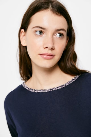 Top - Marineblauw