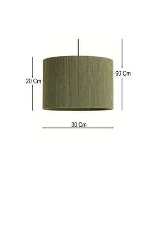 Candeeiro suspenso - Verde - 40 W
