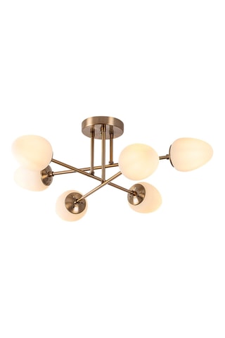 Candeeiro de teto Camflo - Bronze - 6 x 15 W