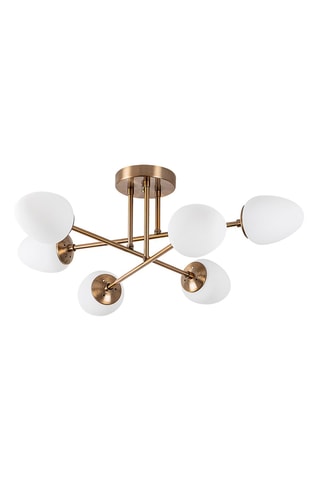 Candeeiro de teto Camflo - Bronze - 6 x 15 W
