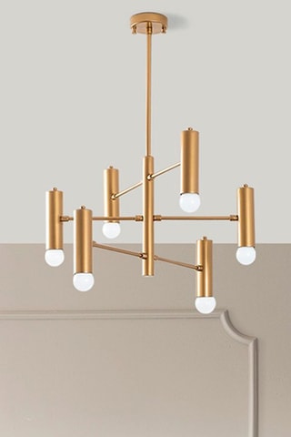 Hanglamp Gharib - Goudkleurig - 6 x 40 W