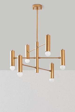 Hanglamp Gharib - Goudkleurig - 6 x 40 W