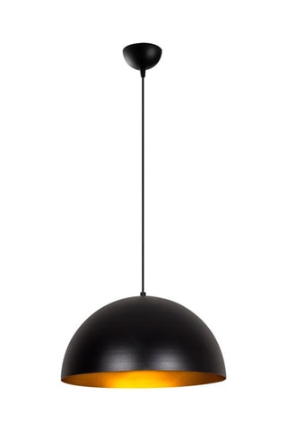 Candeeiro suspenso Sivani Preto e dourado