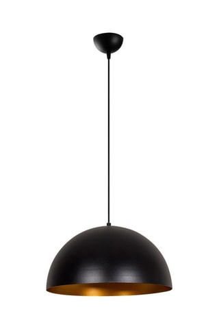 Candeeiro suspenso Sivani Preto e dourado