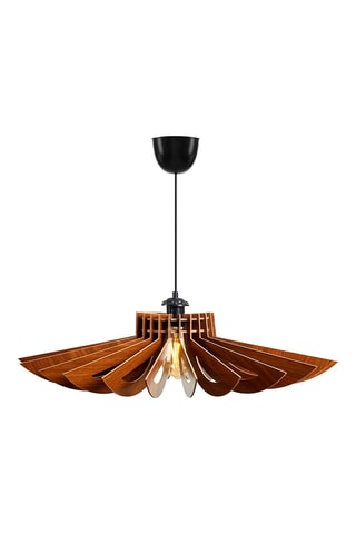 Candeeiro suspenso - Castanho -­ 45-60 W
