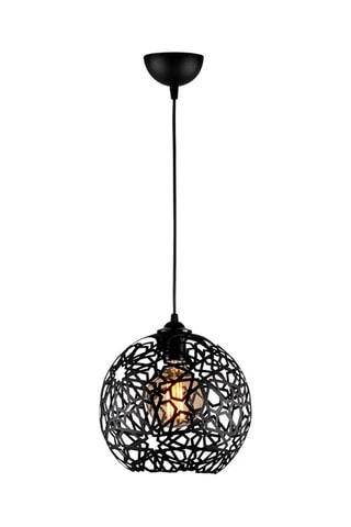 Candeeiro suspenso Fellini - Preto - 100 W