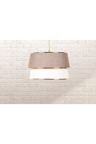 Candeeiro suspenso - Bege e creme