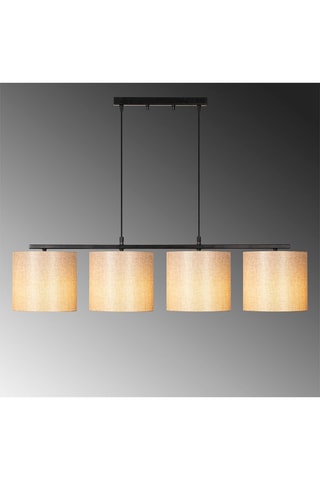 Candeeiro suspenso Valiz  Preto e creme