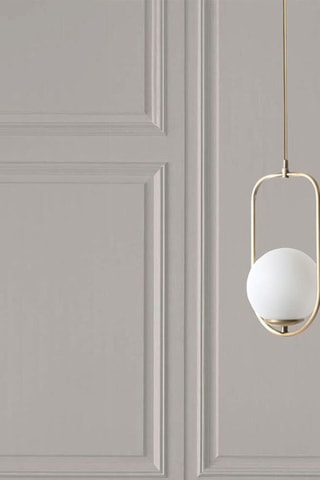 Candeeiro suspenso Ahy Tekeli Dourado e branco