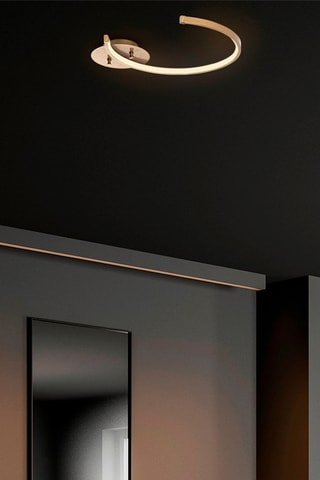 Candeeiro de teto LED Moon - Dourado - 12 W