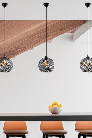 Candeeiro suspenso - Preto - 40 W