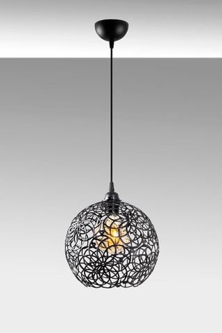 Candeeiro suspenso - Preto - 40 W