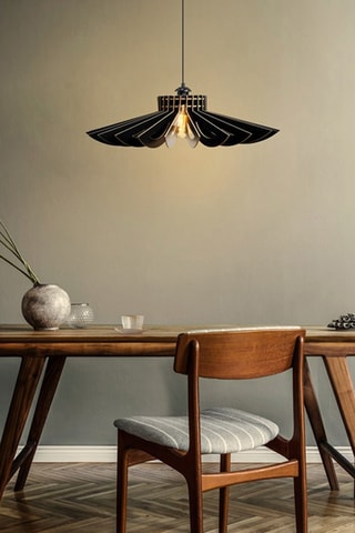 Candeeiro suspenso - Preto - 45-60 W
