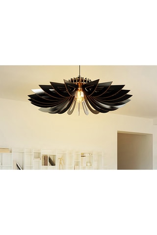 Candeeiro suspenso - Preto - 45-60 W