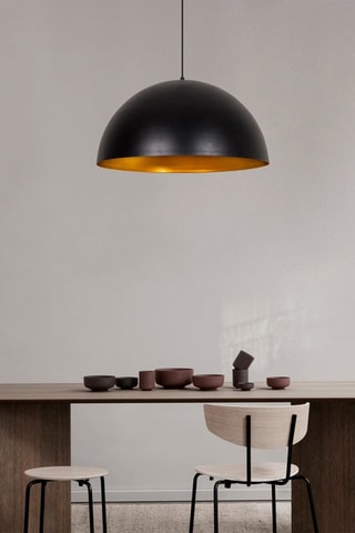 Hanglamp Sivani - Zwart en Goudkleurig - 40 W