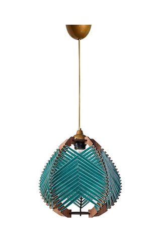 Candeeiro suspenso - Azul - 60 W