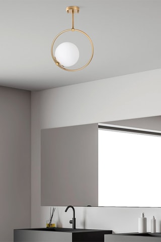 Candeeiro suspenso - Dourado - 40 W